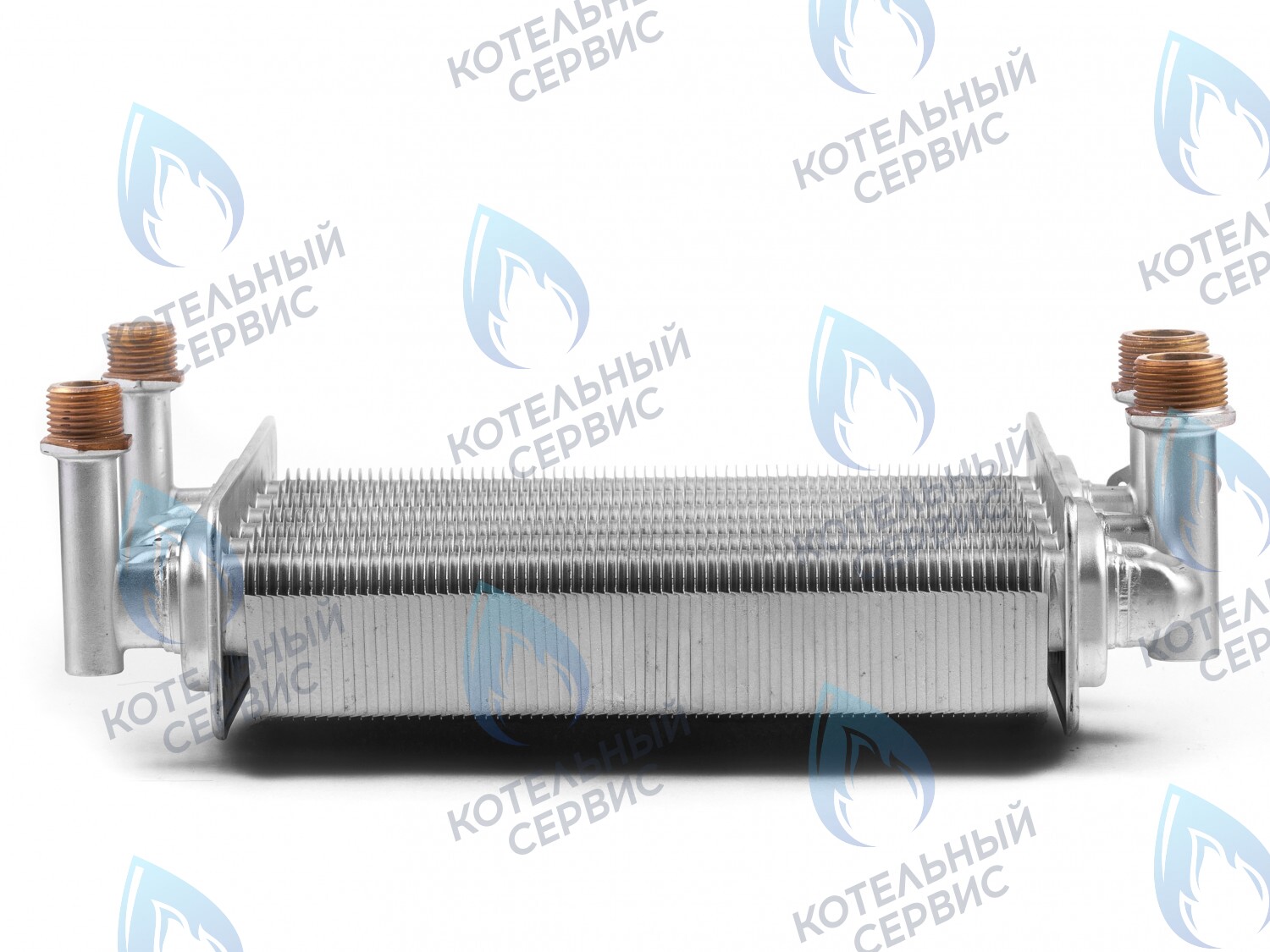 EB044-230 Теплообменник битермический 230мм 223мм (наружный-внутренний) KoreaStar Ace 24 (KS90263870), Ferroli Domina PRO 24 (398063870) в Оренбурге	