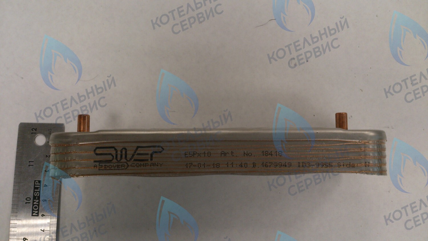 63041310091P Теплообменник ГВС пластинчатый вторичный 10 пластин (PLATE HEAT EXCHANGER) BAXI в Оренбурге	