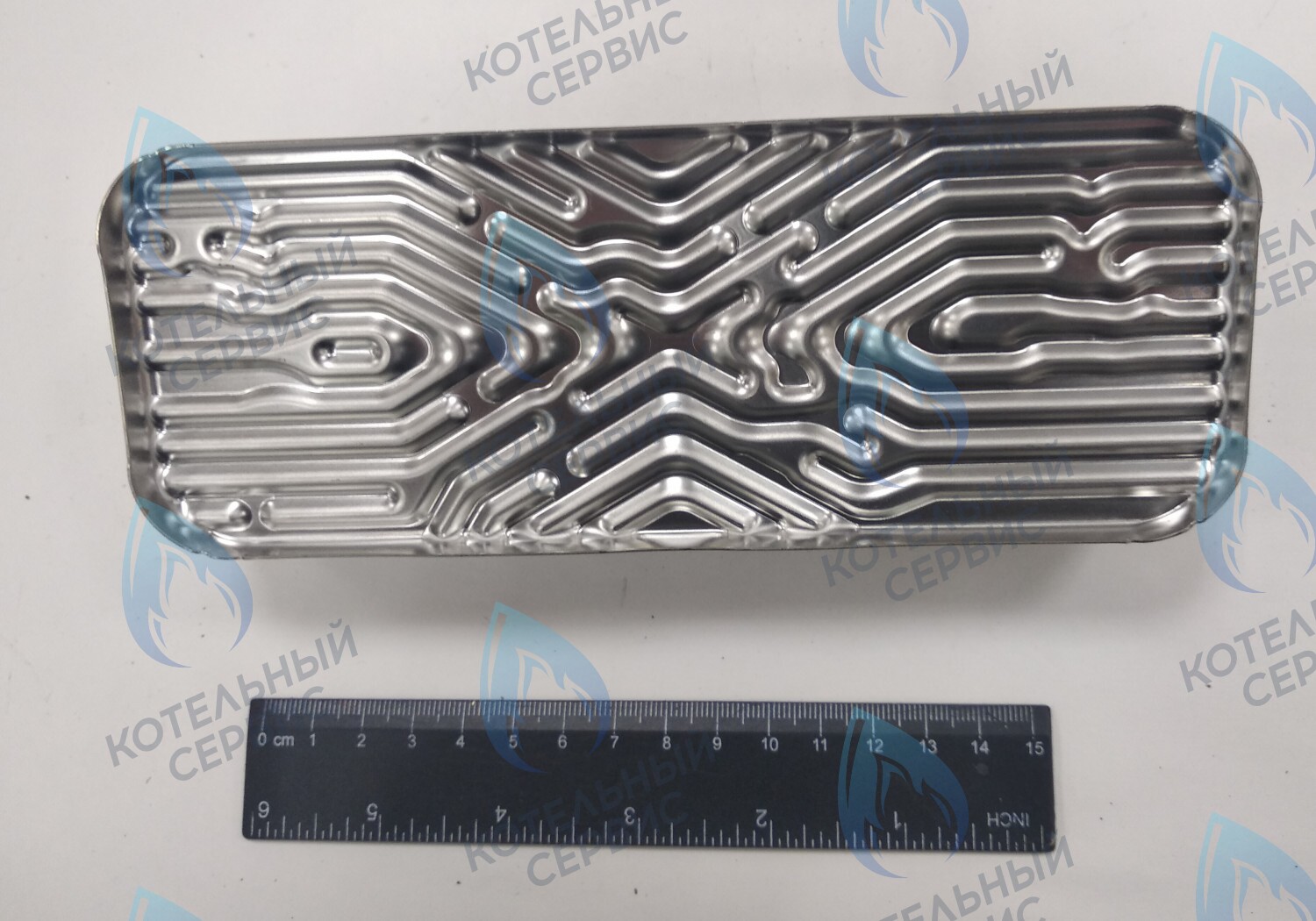 63041310441P Теплообменник ГВС пластинчатый вторичный 14 пластин (PLATE HEAT EXCHANGER) BAXI в Оренбурге	