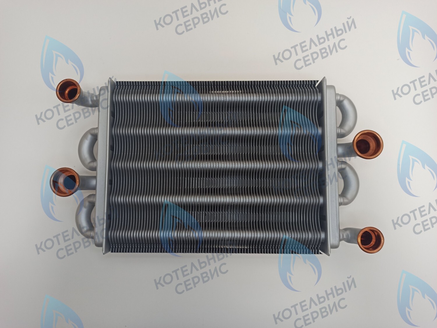 EB041-225-V Теплообменник битермический Valmex 225мм Ferroli Domina F 11-20 N, DOMIproject F 24 D (39837660, 39837665, 37405340) в Оренбурге	