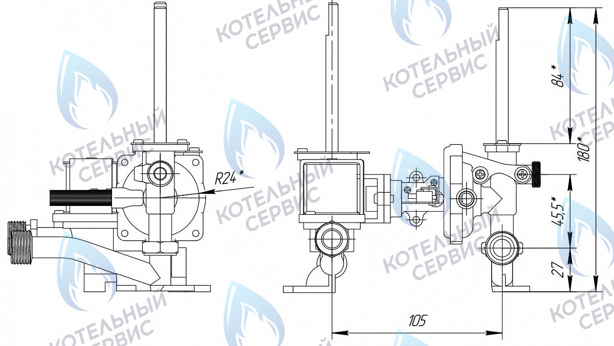 3580 Блок газовой колонки газоводяной 10л Vektor Star, Нева-Транзит 2011 в Оренбурге	