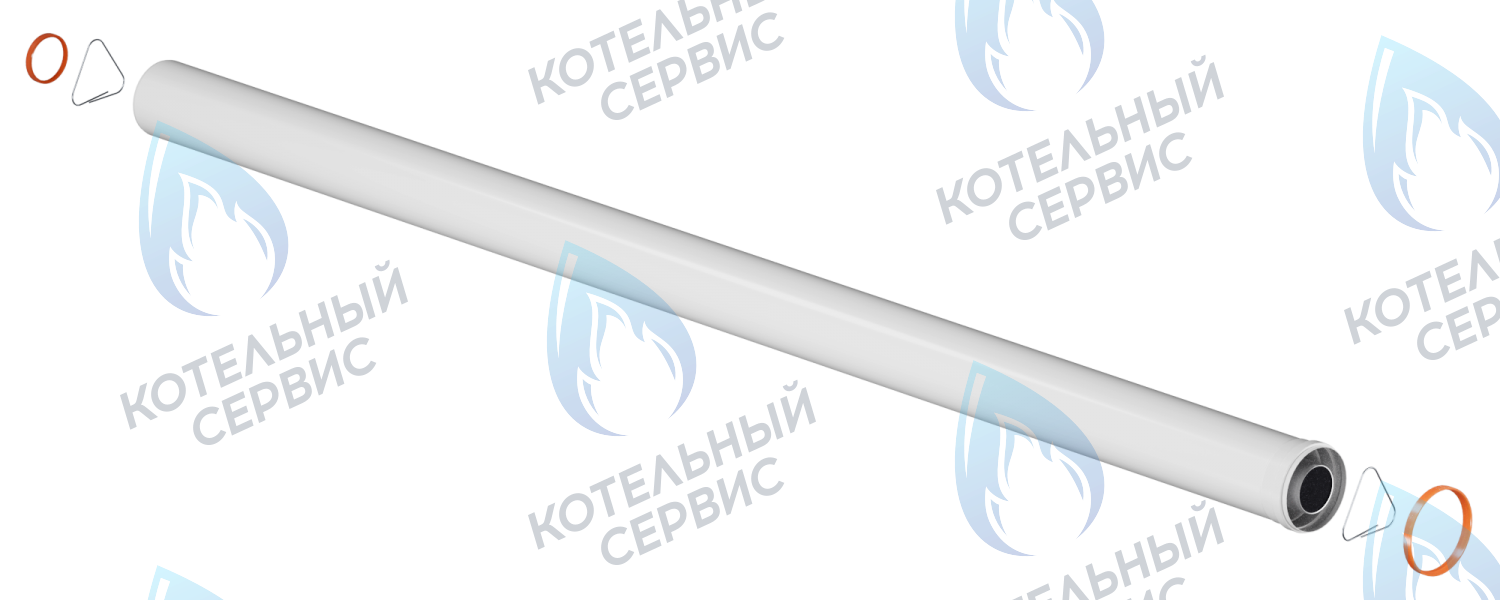 Y-2MAL Удлинитель коаксиальный D60/100 L2000 мм в Оренбурге	
