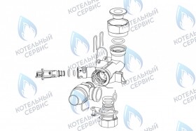 Патрубок обратной гидролинии BOSCH