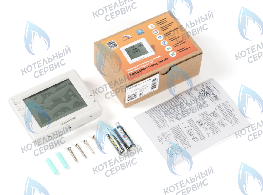 912 Термостат комнатный TEPLOCOM TS-Prog-2AA/8A в Оренбурге	