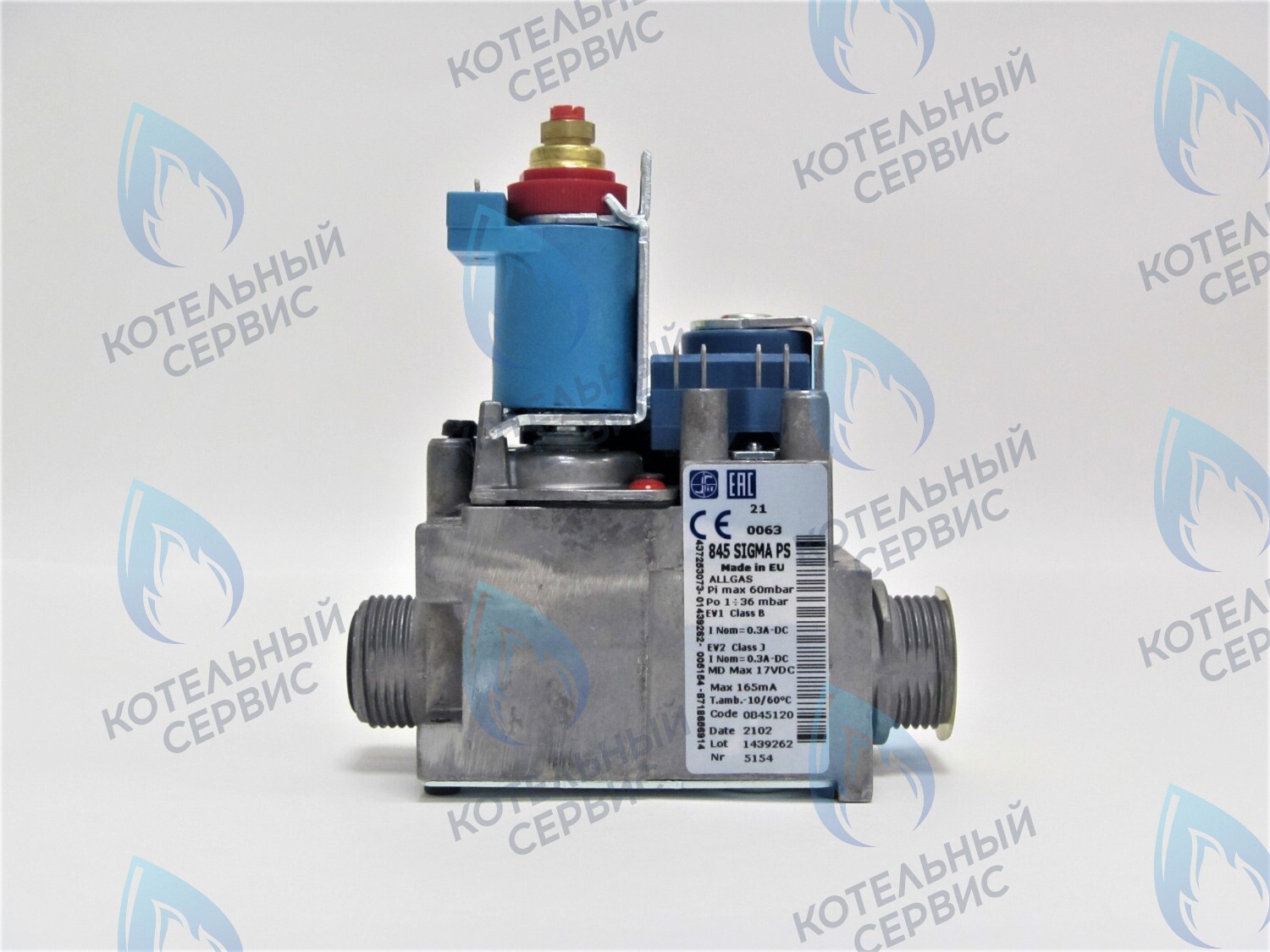 GV010 Газовый клапан SIT 845 SIGMA PS (code 0845120) BUDERUS U072, BOSCH WBN6000, GAZ 2500F (87186439430) в Оренбурге	