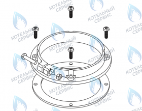 Фланец с отверстиями для крепления 112мм