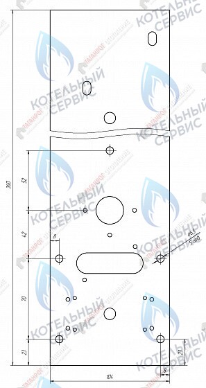  Устройство газогорелочное Вега-4 панель Термо (10кВт), комплектация: "TGV" 307 + Аналог (350мм) в Оренбурге	