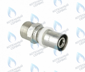 Соединитель пресс нар. рез. 16x1/2 VALTEC