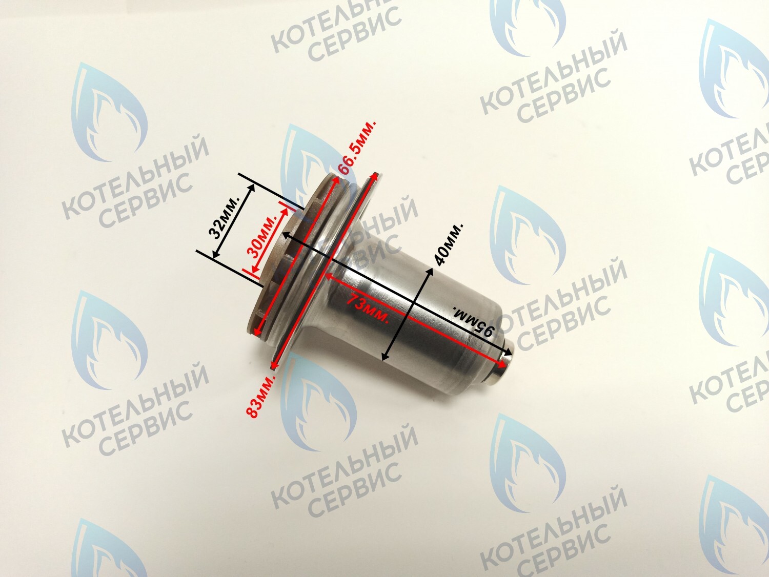 PPR-G30CCW-G40-66-02 Втулка ротор насоса (против часовой стрелки) Grundfos 15-50, 75W (легко входит) в Оренбурге	