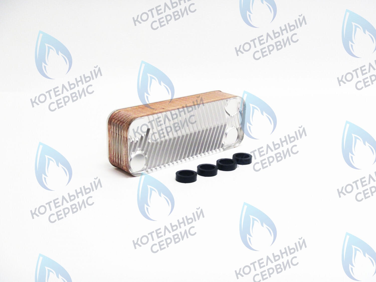 39820910 Теплообменник вторичный KIT SCAMBIATORE 16P 39820910 FERROLI в Оренбурге	