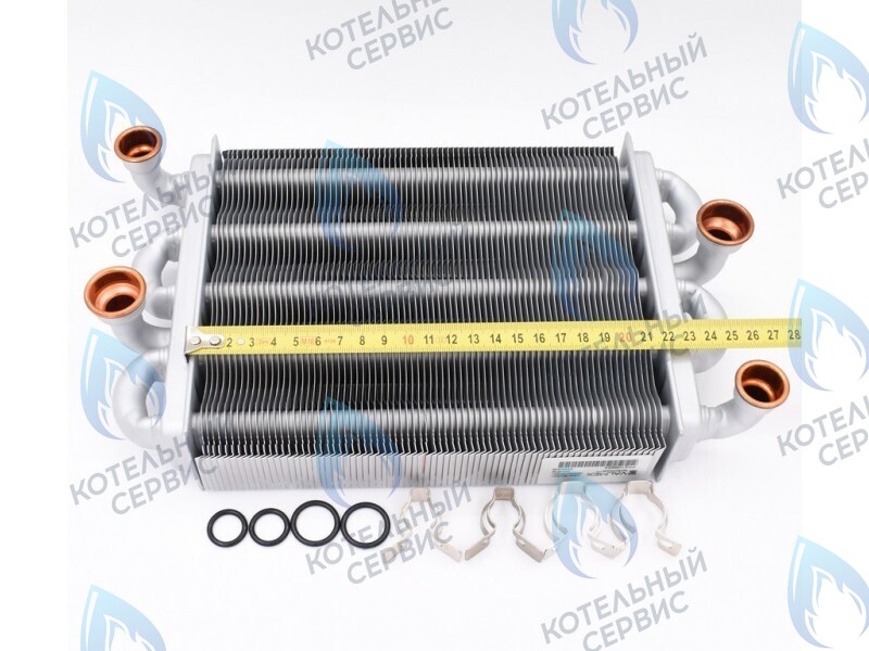 39837660 Теплообменник битермический  (37405340, 39837665) FERROLI в Оренбурге	