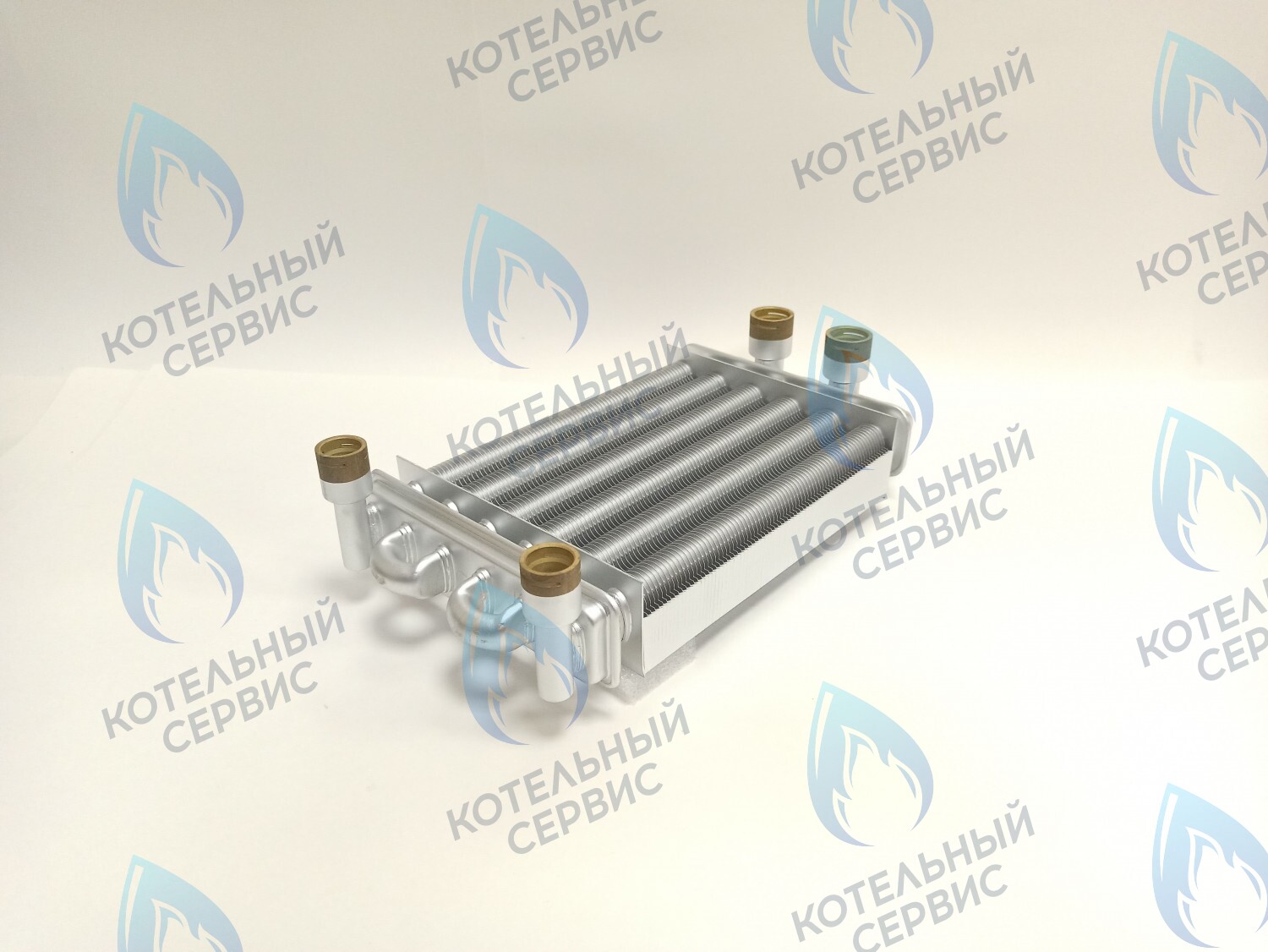 EB011-210 Теплообменник битермический 18 кВт 210мм GAZECO 18-T1/-C1 (до 05.2016) (02-4001) в Оренбурге	