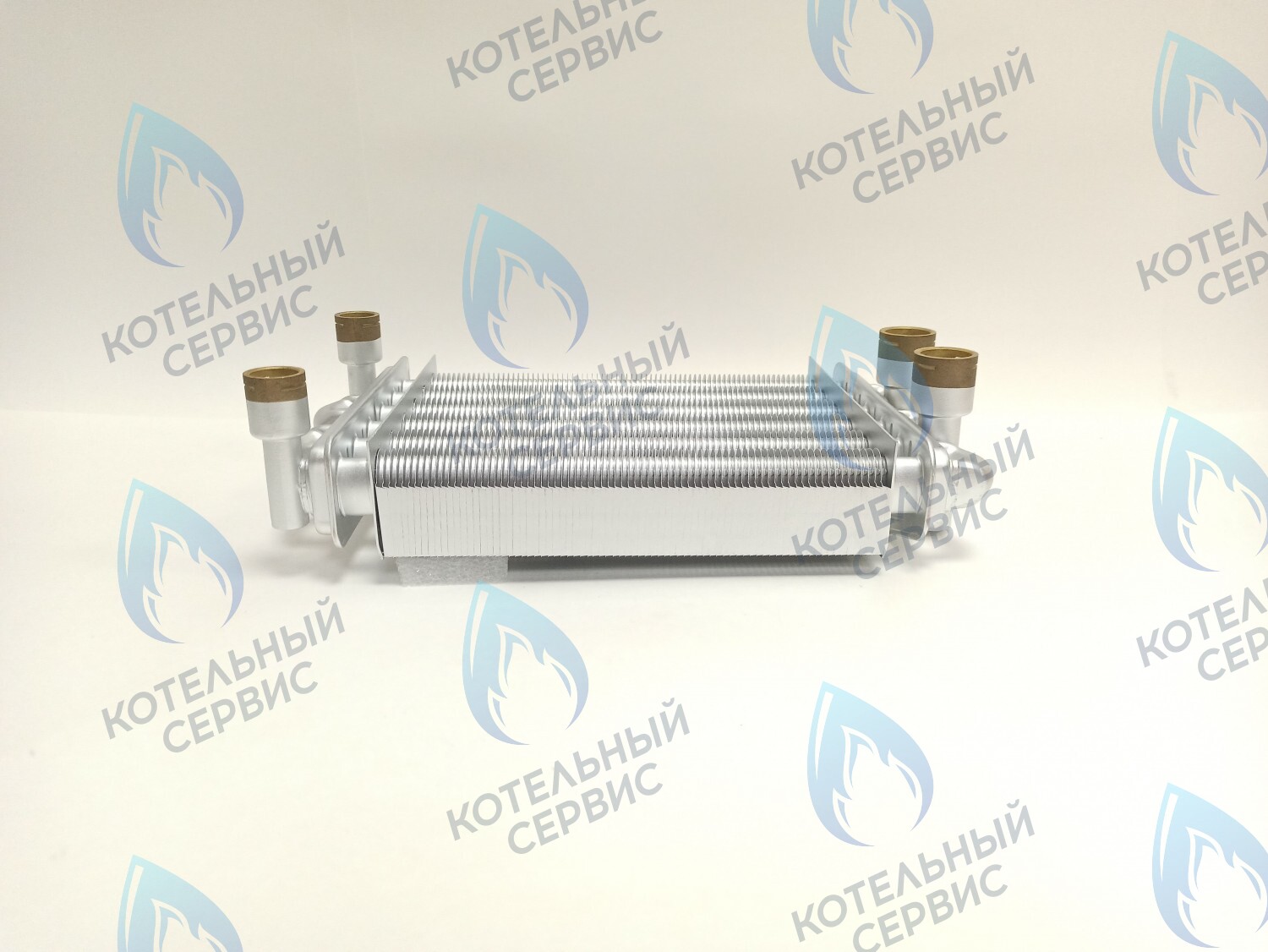 EB011-210 Теплообменник битермический 18кВт 210мм GAZECO 18-T1/-C1 (до 05.2016) (02-4001) в Оренбурге	