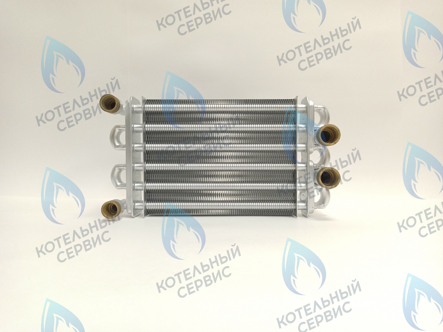 EB011-210 Теплообменник битермический 18кВт 210мм GAZECO 18-T1/-C1 (до 05.2016) (02-4001) в Оренбурге	