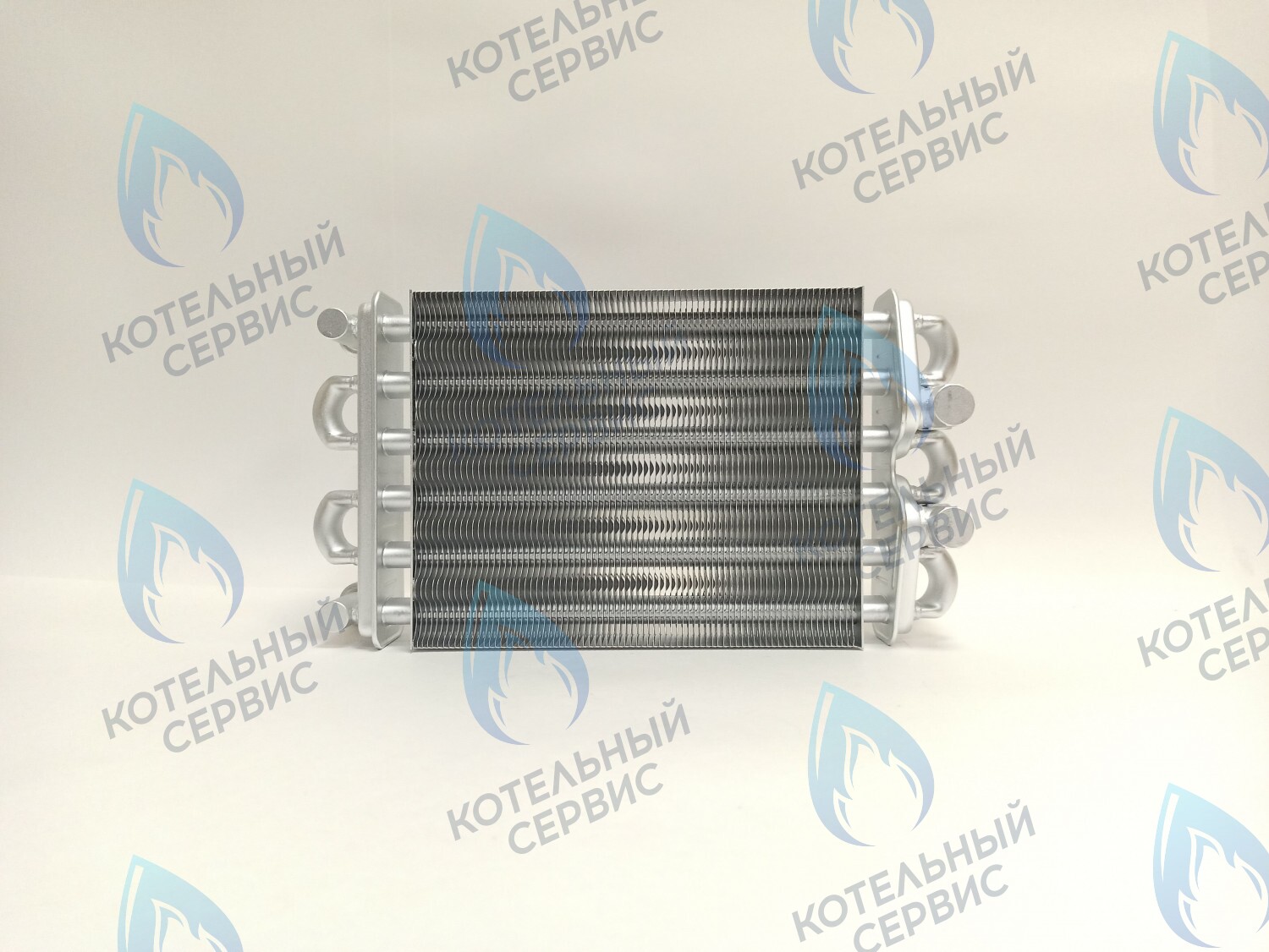 EB011-210 Теплообменник битермический 18кВт 210мм GAZECO 18-T1/-C1 (до 05.2016) (02-4001) в Оренбурге	