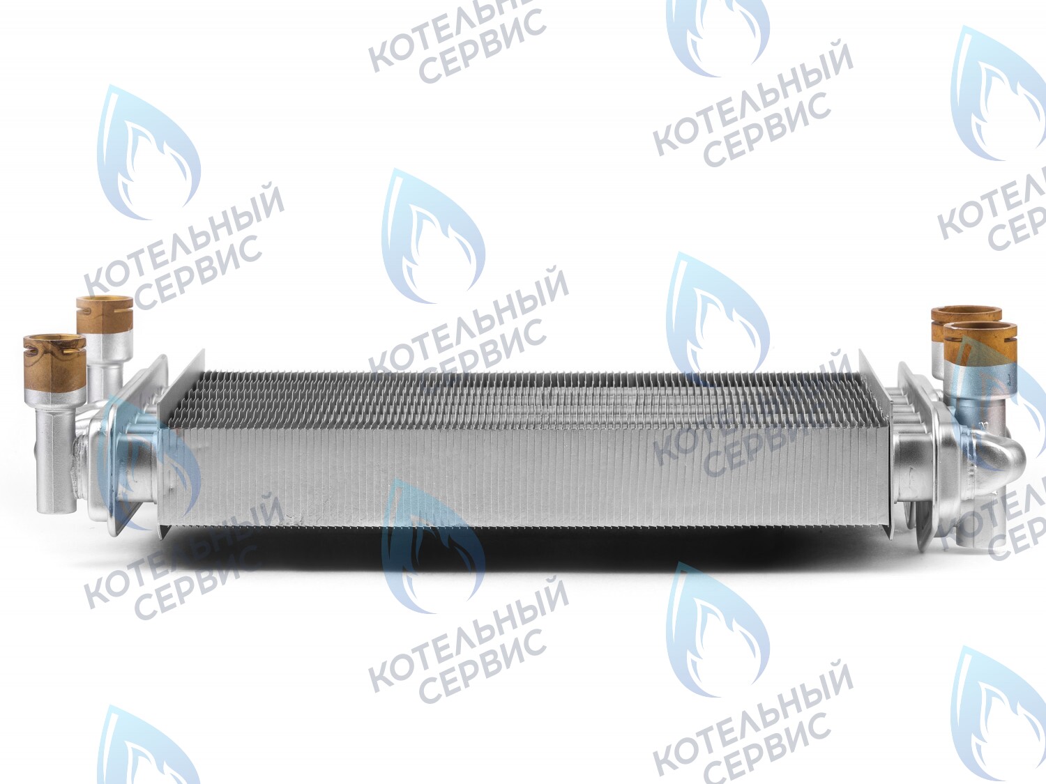 EB011-260 Теплообменник битермический 260мм 24кВт  Gazeco 24-T1/-C1 (до 05.2016) (02-4002), ROC(L44626) в Оренбурге	