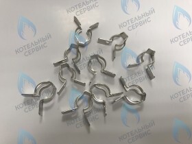 Зажим - фиксатор теплообменника ГВС D14 (10шт/комп) FERROLI