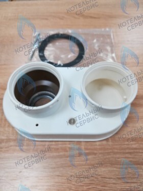 KIT122X0 Адаптер-переходник на раздельную систему дымоудаления D80/80 (для котлов Divatech)