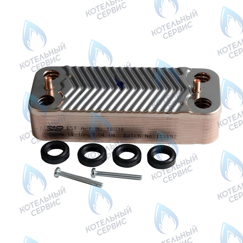 7825534 Теплообменник вторичный (14 пластин) Vitopend WH1B 30кВт в Оренбурге	