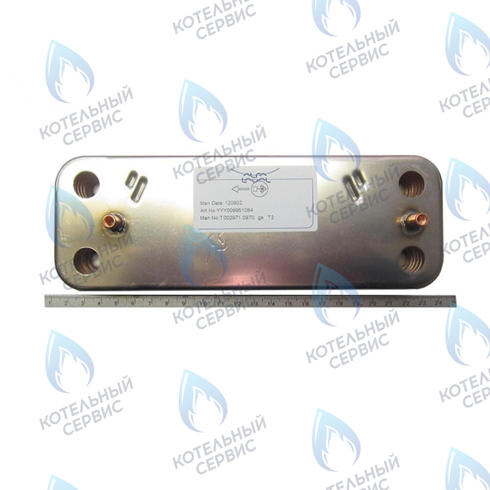 5686660 Теплообменник вторичный (10 пластин) 24кВт Eco. Compact 3. Four. Home, 4s, 5 Compact, Fortech BAXI в Оренбурге	