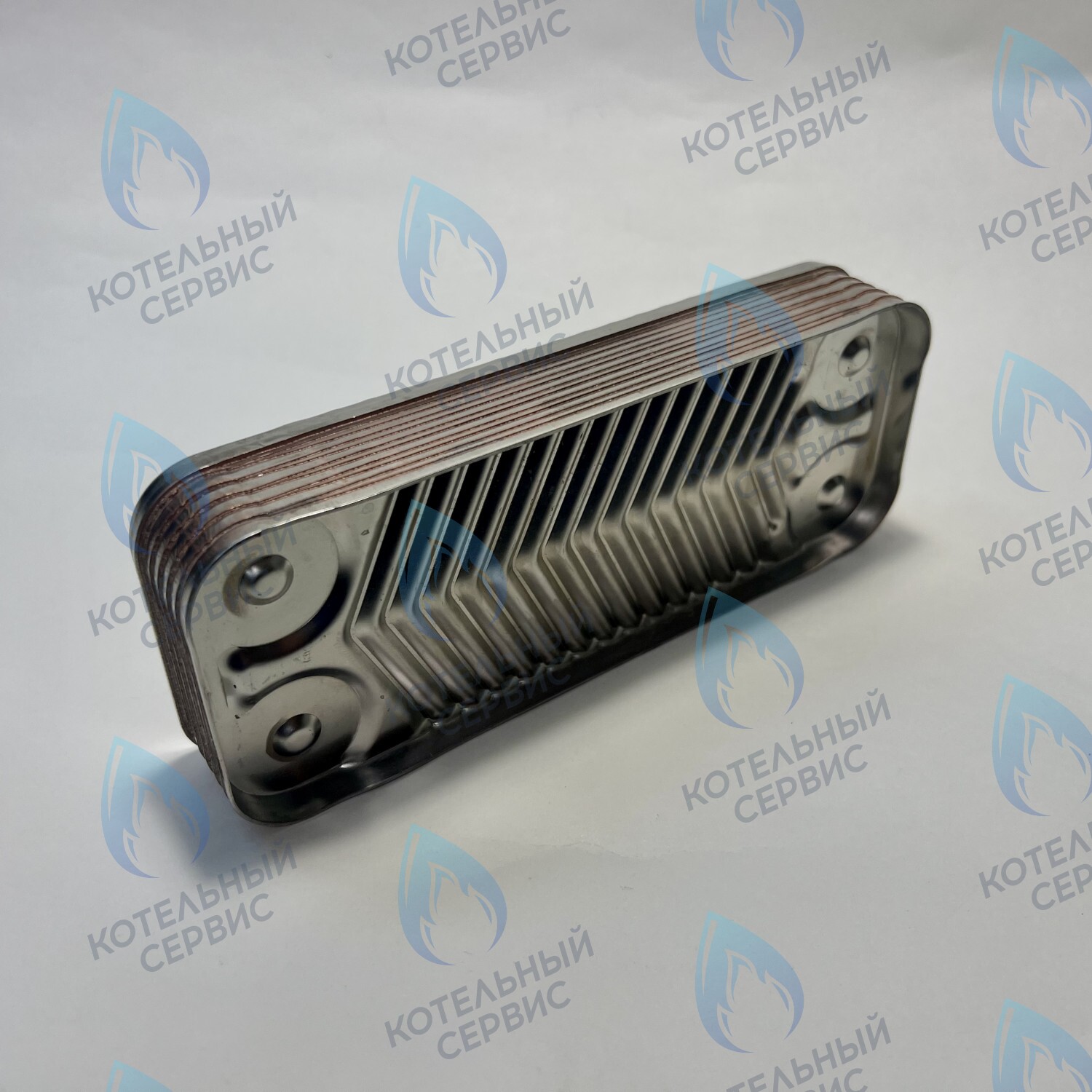 2982109 Теплообменник ГВС вторичный 12 пластин (пластинчатый) для котла WOLF FGG-K-24 в Оренбурге	