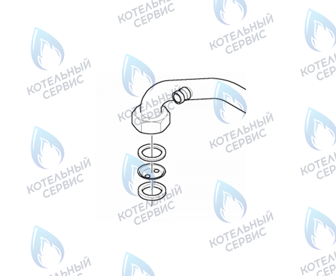 0020012784 Предварительное сопло 2x4,50 VAILLANT в Оренбурге	