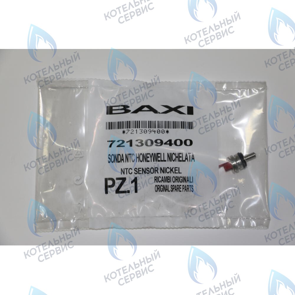 721309400 Датчик температуры ГВС NTC (погружной, клипса) BAXI ECO (Compact, 4s, 5 Compact) FOURTECH (артикул 721309400, 710056200) в Оренбурге	
