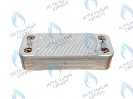 1926288 Вторичный теплообменник ГВС 16 пластин  DC30  DC35  DL30  DL35  HUBERT в Оренбурге	