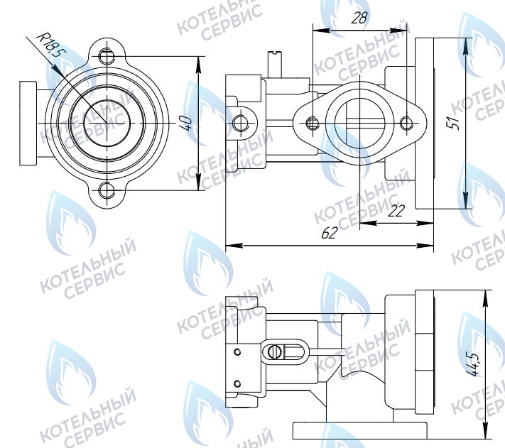 2064 Промежуточная часть НЕВА 4510 в сборе в Оренбурге	
