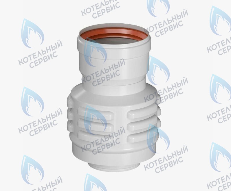 A80-60100M/MF Адаптер-переход на раздельную систему с D60/100 на D80( папа/папа-мама) алюминий KRATS в Оренбурге	