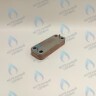 ES190P-160-12F-CH Теплообменник ГВС вторичный 12 пластин Thermex Xantus (19035015), Baltgaz Turbo (28891) в Оренбурге	